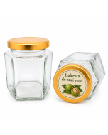 Borcan 390 ml Hexagonal