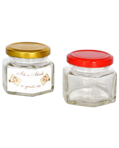 Borcan 106 ml Hexagonal, cod BST107