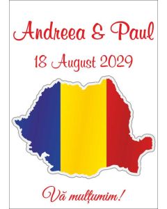 Eticheta autoadeziva/cartonata pentru sticle si borcane, cod E100